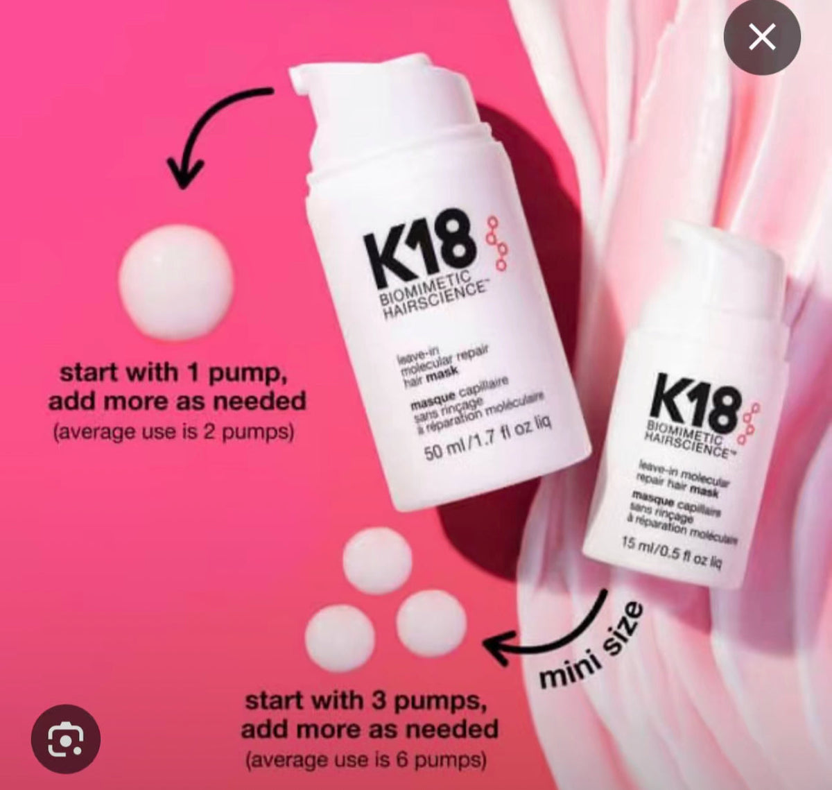 K18 Repair Mask 50ml